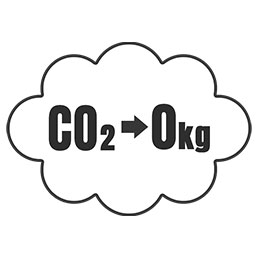 CO2の排出ゼロ！