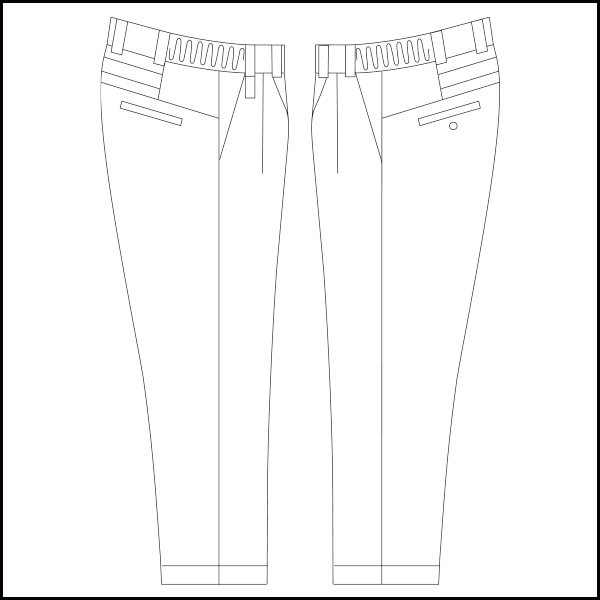 女性用パンツ単体 ＶＥＬ５０７Ｐ下 ネイビー （７～１７号）| 作業服・作業着 | 【ミドリ安全】公式通販