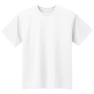 ドライメッシュ 半袖Tシャツ TS10上 ホワイト | 【ミドリ安全