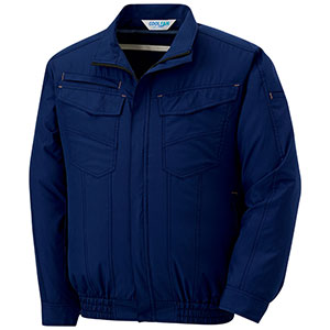 クールファン 長袖ブルゾン（ファン別売） WE167上 ネイビー