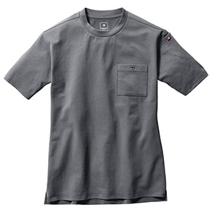 フォーマルTシャツ ユニセックス 657－52 バーク（杢） （S