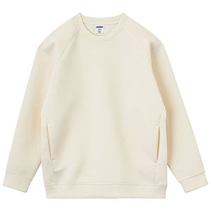 ドライストレッチクルーネックトレーナー（ポリジン加工