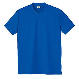 青いTシャツ Mサイズ 81.3 GO! GO! NIPPON!! DRY 半袖Tシャツ P付 9012－8 Rブルー | 【ミドリ安全