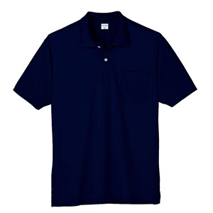 接触冷感 半袖ポロシャツ 7361 1 ネービー| 作業服・作業着
