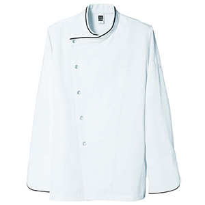 長袖コックコート 2056 01 ホワイト| 作業服・作業着 | 【ミドリ