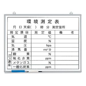 環境測定ボード 373－26 | 【ミドリ安全】公式通販