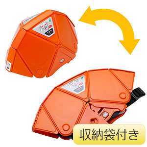 折りたたみ防災ヘルメット ＴＳＣ－１０Ｎ Ｆｌａｔｍｅｔ２ オレンジ 