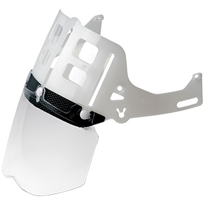 交換用】 ヘルメット内装品 UP3 シールド面セット | 【ミドリ安全