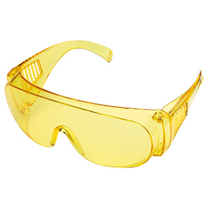 保護めがね 工場見学者用 MP－911 （ハードコート）イエロー