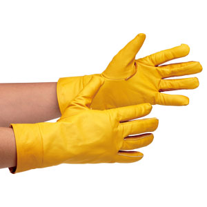 革手袋 ＭＴ－１４ キリン型 黄 | 【ミドリ安全】公式通販