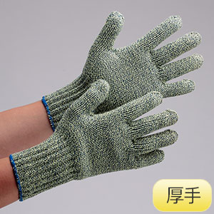 耐切創性手袋 ＫＧ－３００ ケブラー（Ｒ）厚手（５Ｇ） - ミドリ安全