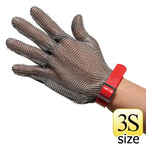 耐切創性手袋 ＭＳＴ－０５０（Ｍ）ＰＵ ３Ｓ 鎖手袋 ５本指 ＰＵ ...