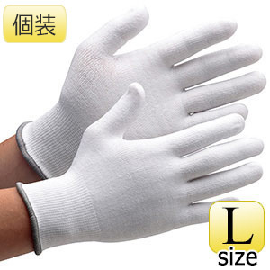 耐切創性手袋 カットガード１３２Ｖ 個装 Ｌサイズ １０双 - ミドリ安全