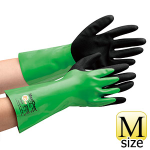 ＡＴＧ 耐薬品作業手袋 ＭａｘｉＣｈｅｍ ５６－６３０ Ｍ | 【ミドリ 