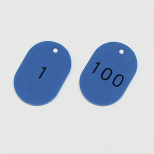 カラー小判札 ４５３－ＢＬ ブルー １～１００ 小 ２００１５１ 