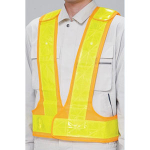 サイズ調整ベスト 379－98 黄×蛍光黄 | 【ミドリ安全】公式通販