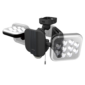 LEDセンサーライト（AC100V） 824－88 2灯 | 【ミドリ