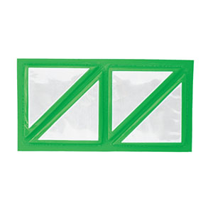 スクエア反射クッション 866－43 緑／白 | 【ミドリ安全】公式通販