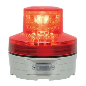 電池式小型ＬＥＤ回転灯 ＶＬ０７Ｂ－００３Ａ 手動式・照度センサー無 赤 | 【ミドリ安全】公式通販