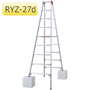 足立 脚部伸縮式脚立 RYZ－27d | 【ミドリ安全】公式通販