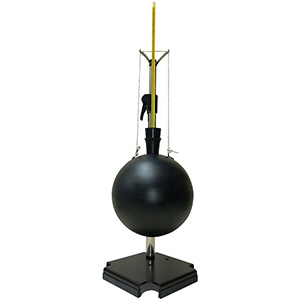 黒球温度計 グローブサーモメーター ベルノン式（架台付） | 【ミドリ
