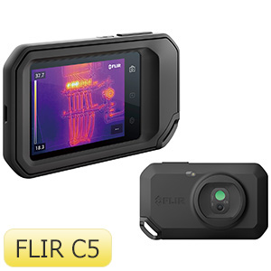 コンパクトサーモグラフィカメラ ＦＬＩＲ Ｃ５ | 【ミドリ安全】公式通販