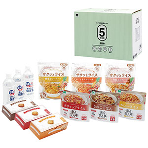 ミドリの防災セット 5年保存 3日分 | 【ミドリ安全】公式通販