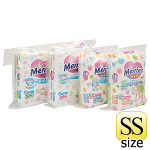災害備蓄用 子供用紙おむつ M－4 SS 272枚入 | 【ミドリ安全