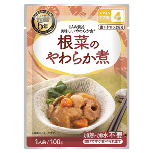 ＵＡＡ 美味しいやわらか食 根菜の柔らか煮 ５０袋／箱| 防災グッズ