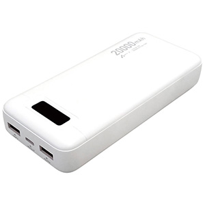リン酸鉄モバイルバッテリー 20000mA 白 | 【ミドリ安全】公式通販