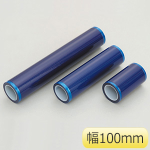 除塵粘着ローラー フィルムタイプ ブルー 幅１００ｍｍ ２０巻入