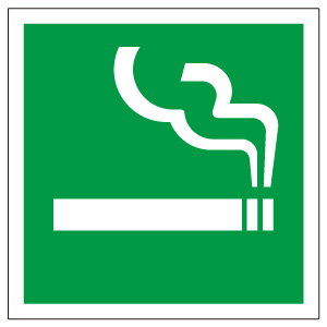 室内表示 ８３９ ０３ａ 喫煙所マーク ２枚組 ミドリ安全 公式通販