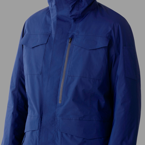 ベルデクセルフレックス Ｂｏａフィットシステム 防寒ブルゾン ＶＥ２０４３上 ミッドナイトブルー 作業服・作業着  ミドリ安全公式通販