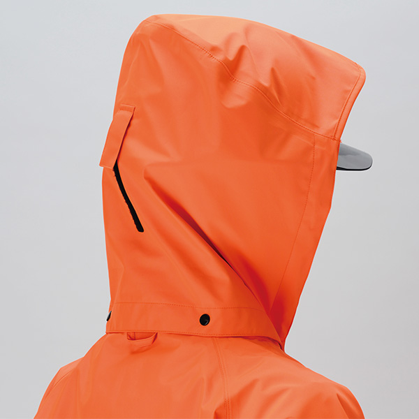 ミドリ安全 雨衣 レインベルデN 高視認仕様 下衣 蛍光オレンジ 3L （1着） 品番：RAINVERDE-N-SITA-OR-3L