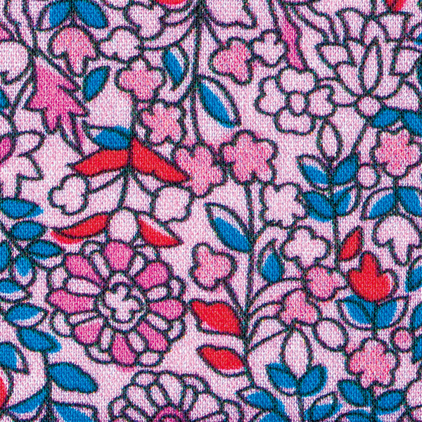 レディス吸水速乾ポロシャツ 花柄B FB4019L－9 ピンク| 作業服・作業着 | 【ミドリ安全】公式通販