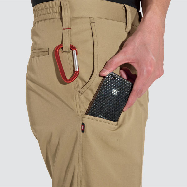 Phone収納ポケット、両脇ツインループ
